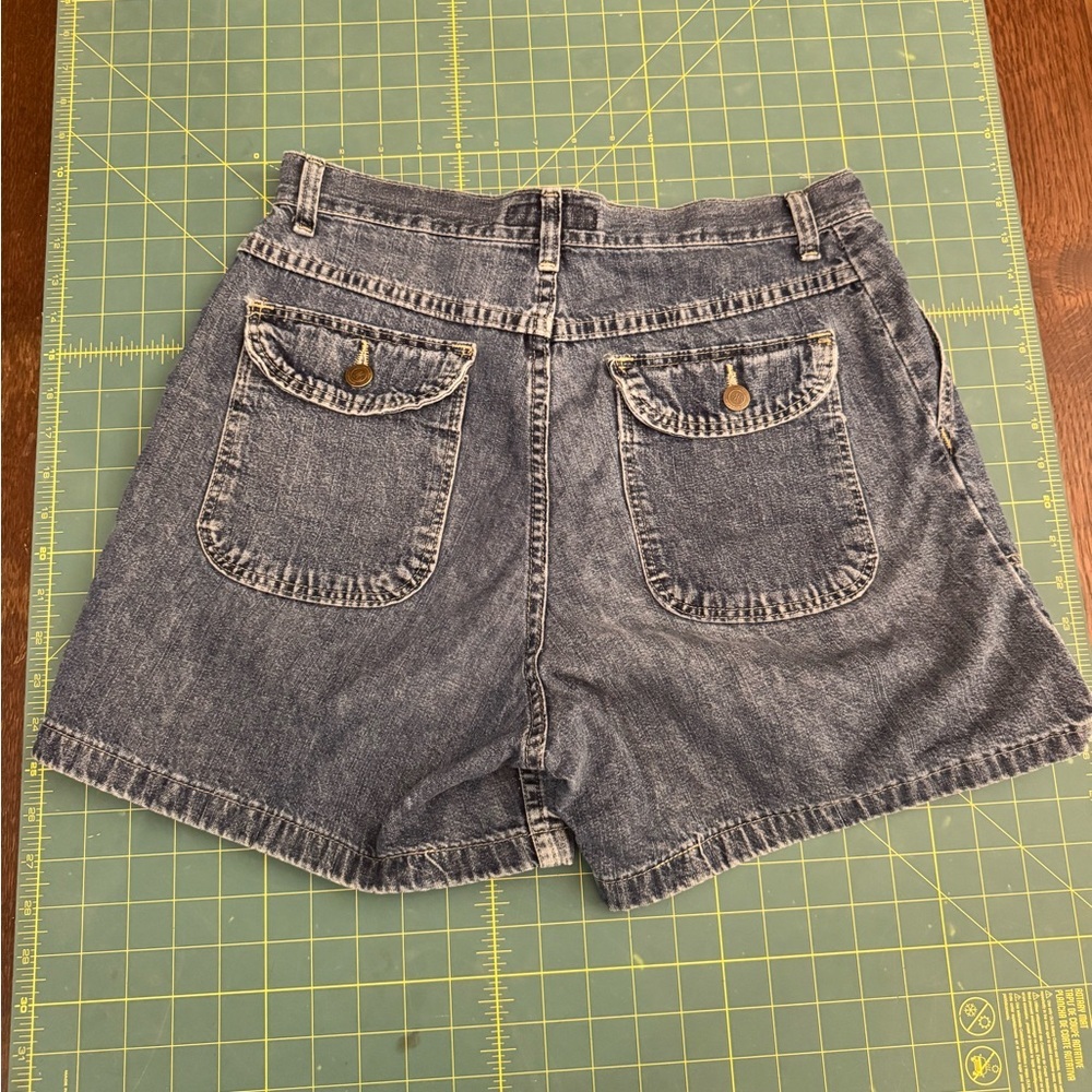 Vintage Wrangler Dark Blue Jean Shorts - Picture 3 of 5